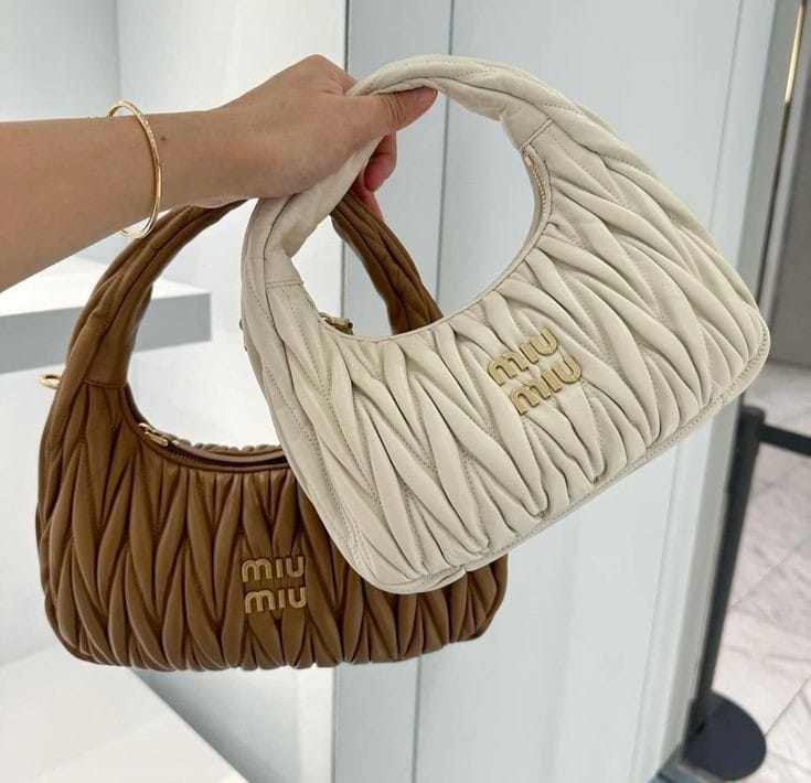 MIU MIU WANDER HOBO BAGS