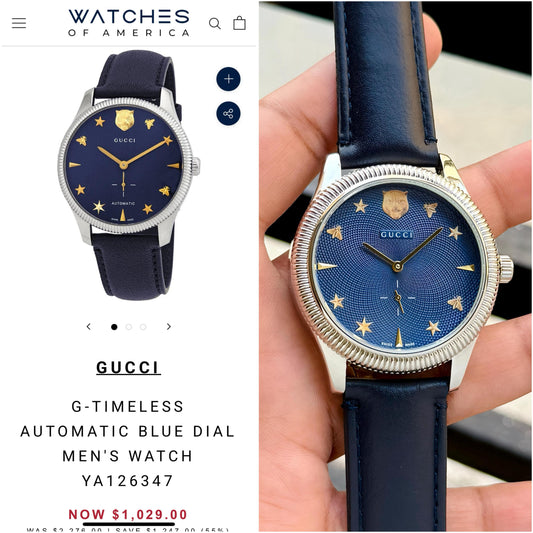 Gucci G-Timeless Original Model Series Now Available