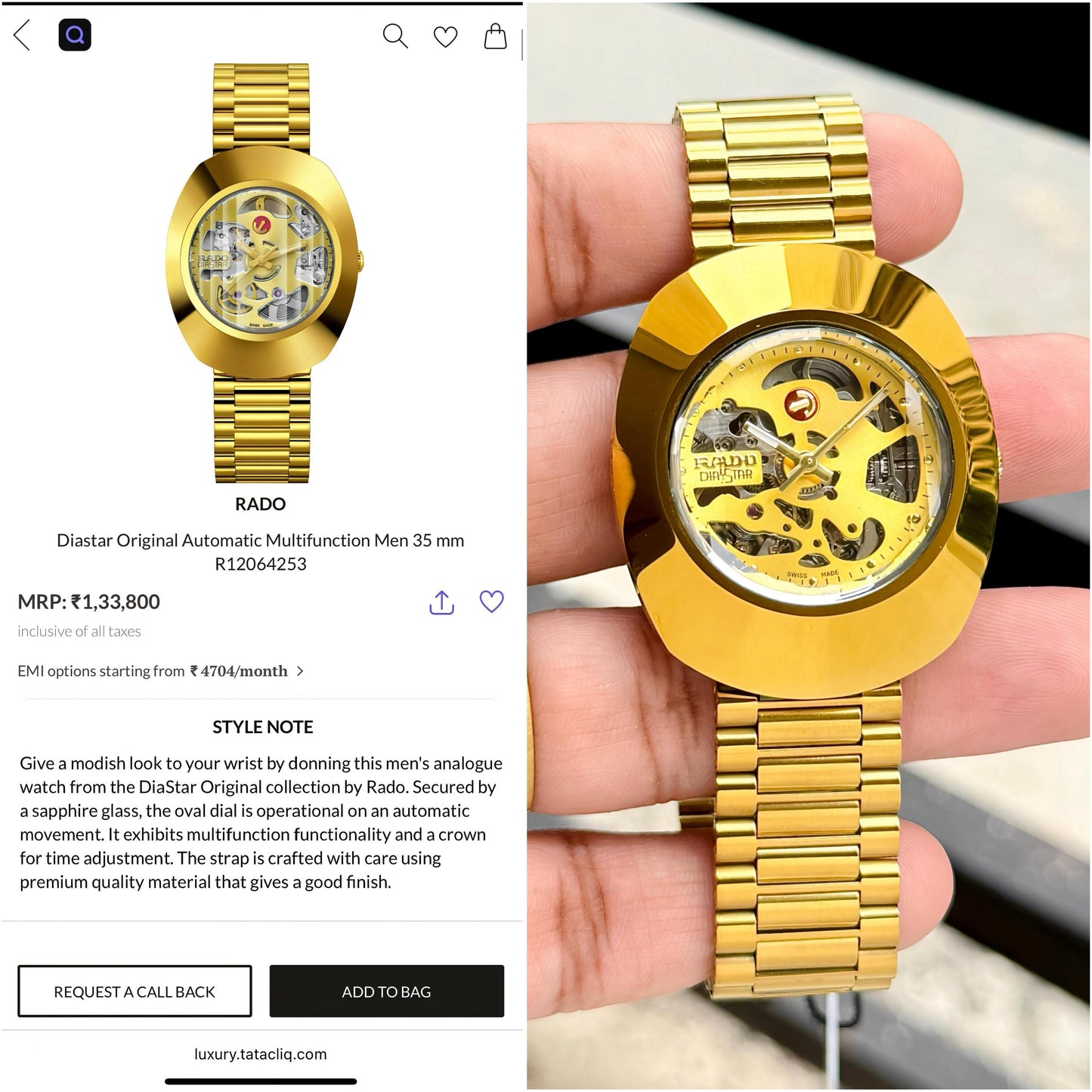 Rado Diastar Automatic Original Model Series Now Available