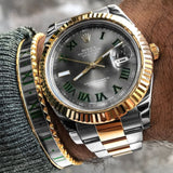 Rolex Premium Collection Grey Watch