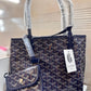 GOYARD ANJOU SMALL TOTE BAG WITH POUCH