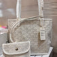 GOYARD ANJOU SMALL TOTE BAG WITH POUCH