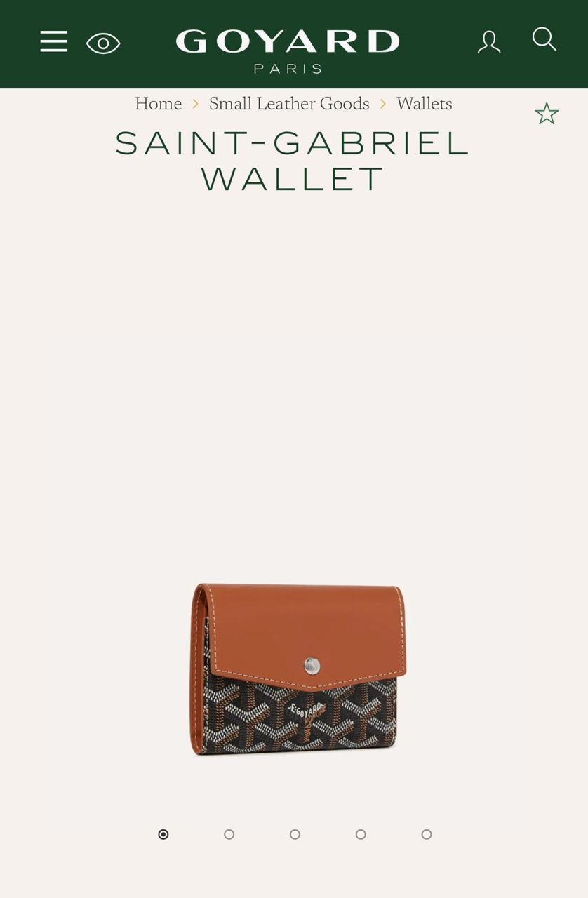 GOYARD | LUXURY EDITION WALLETS