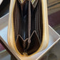 COACH ACCORDION HALF ZIPPER WALLETS