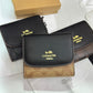 COACH THREE FOLD HIGH QUALITY MICROFIBRE LEATHER WALLETS