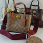COACH WILLOW SIGNATURE TOTE BAGS