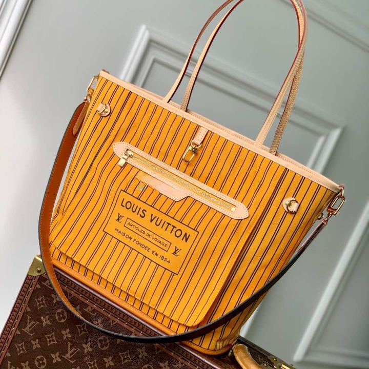 LOUIS VUITTON INSIDE OUT NEVERFULL TOTE BAG