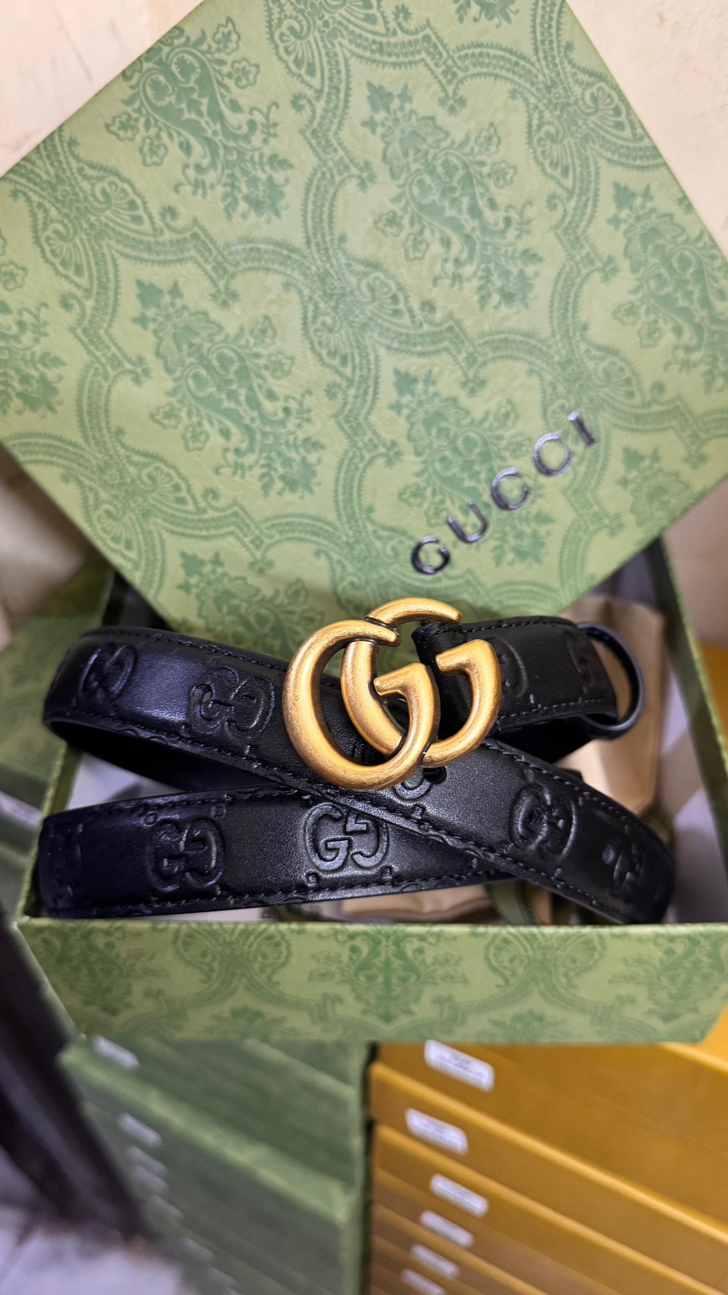 ASSORTED GUCCI BELTS
