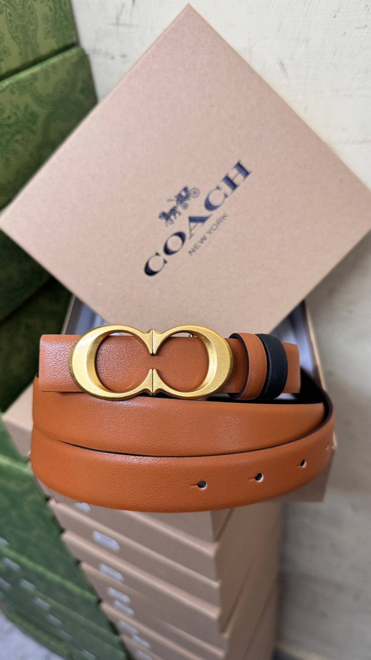 COACH NEW SLEEK BELTS