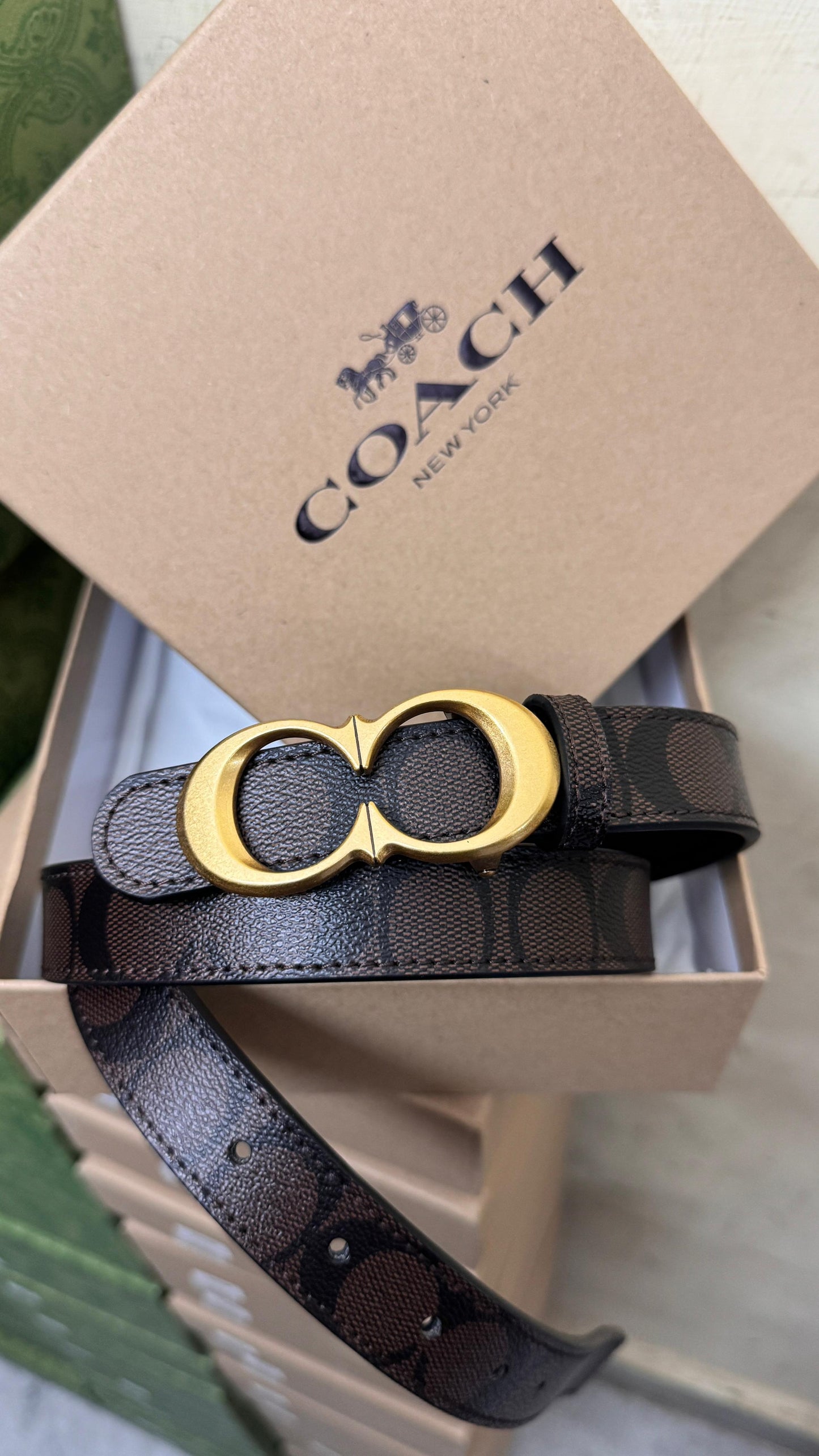 COACH NEW SLEEK BELTS