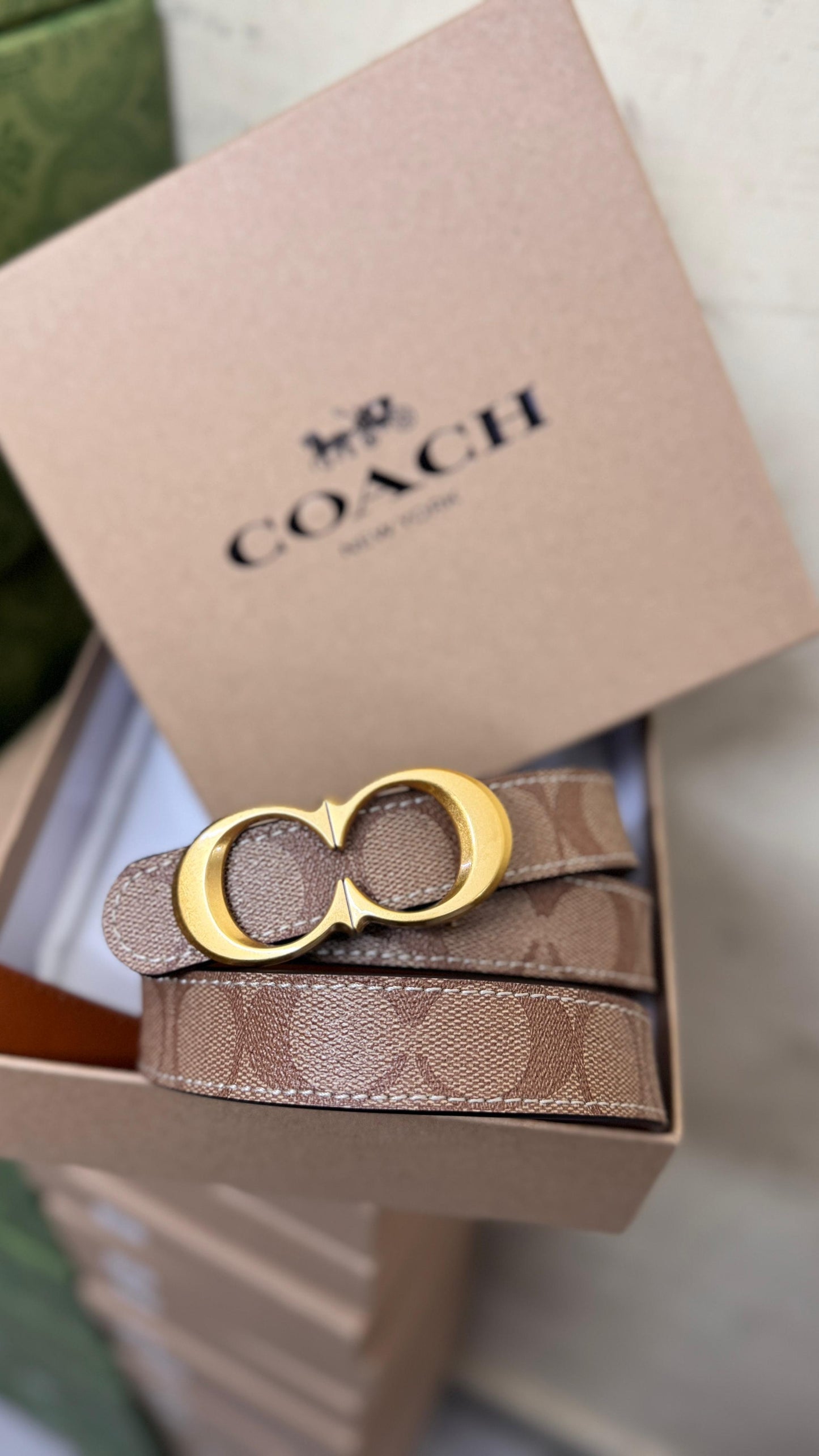 COACH NEW SLEEK BELTS