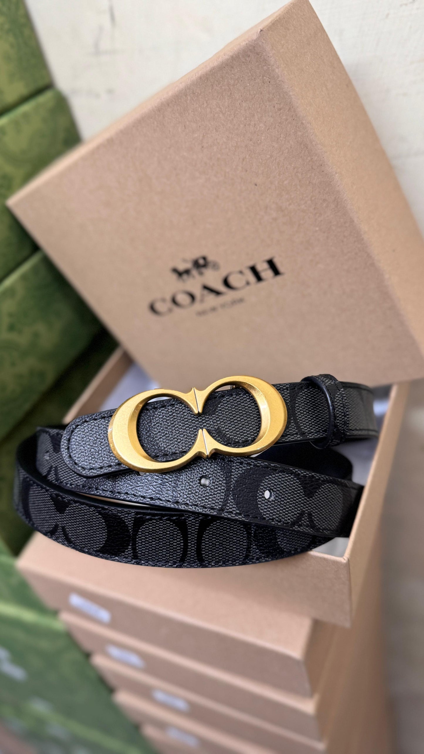 COACH NEW SLEEK BELTS