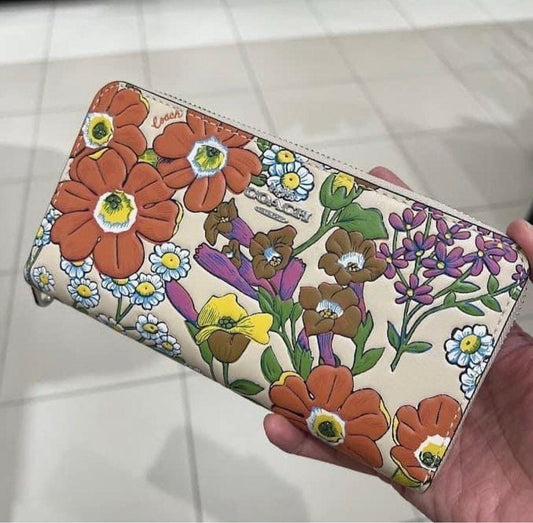 COACH FLORAL WALLET