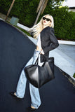 YSL Y LARGE TOTE BAG WITH ATTACHED STRING POUCH