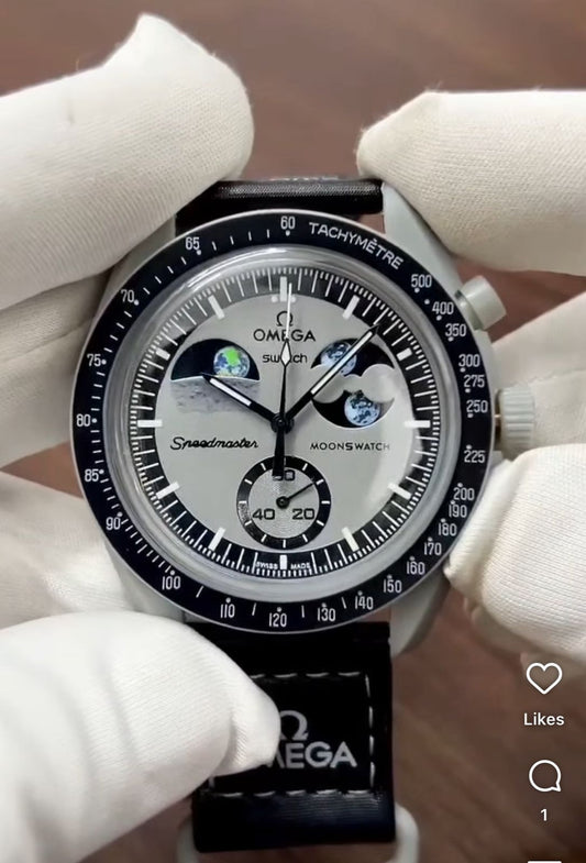 Omega Speedmaster MoonSwatch  Mission to the Earthphase