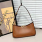 TORY BURCH ELANOR TRIMMED LEATHER SHOULDER BAG