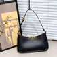 TORY BURCH ELANOR TRIMMED LEATHER SHOULDER BAG