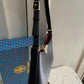 TORY BURCH ELANOR TRIMMED LEATHER SHOULDER BAG