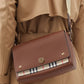 BURBERRY VINTAGE  NOTE CROSSBODY BAG WITH BROAD STRAP