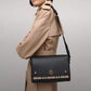 BURBERRY VINTAGE  NOTE CROSSBODY BAG WITH BROAD STRAP
