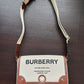 BURBERRY VINTAGE  NOTE CROSSBODY BAG WITH BROAD STRAP