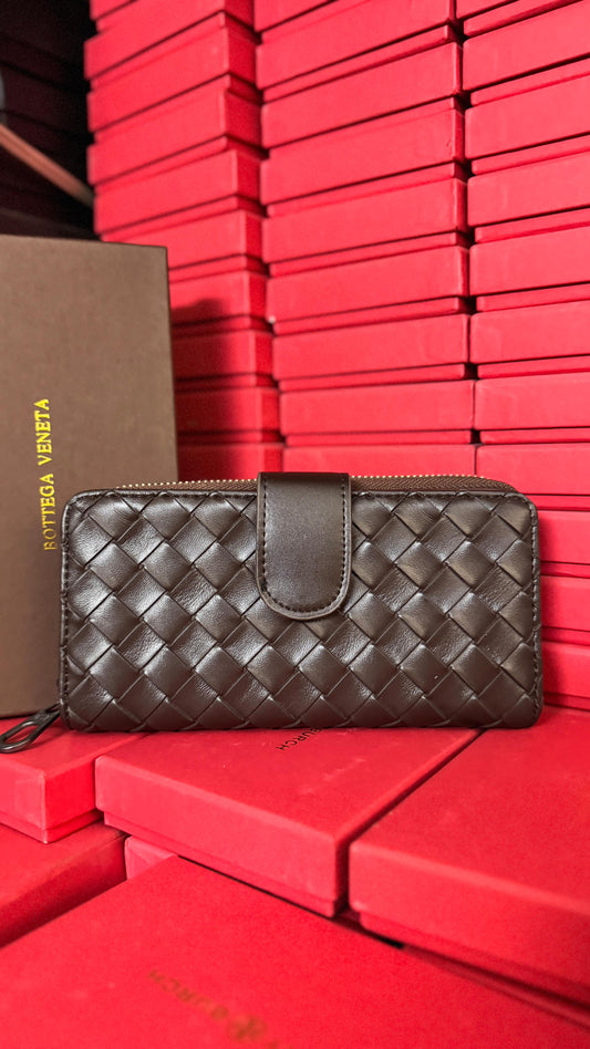 BOTTEGA VENETA LONG ZIPPER + BOOK FOLD WALLETS