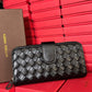 BOTTEGA VENETA LONG ZIPPER + BOOK FOLD WALLETS