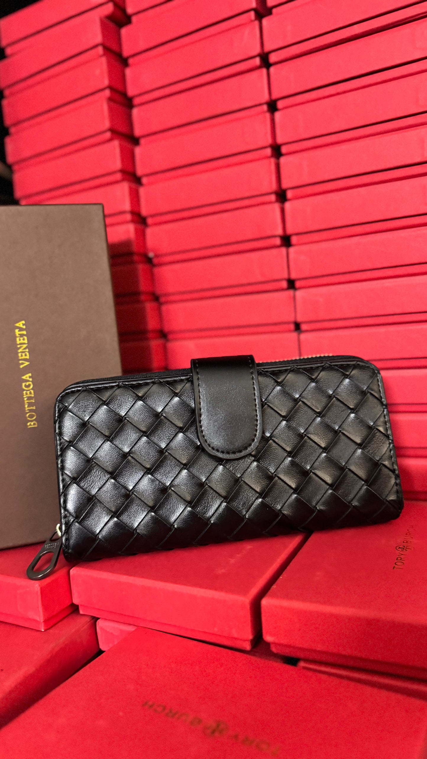 BOTTEGA VENETA LONG ZIPPER + BOOK FOLD WALLETS