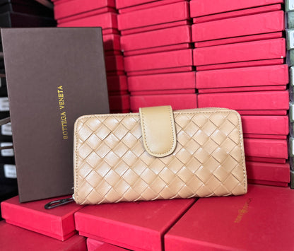 BOTTEGA VENETA LONG ZIPPER + BOOK FOLD WALLETS