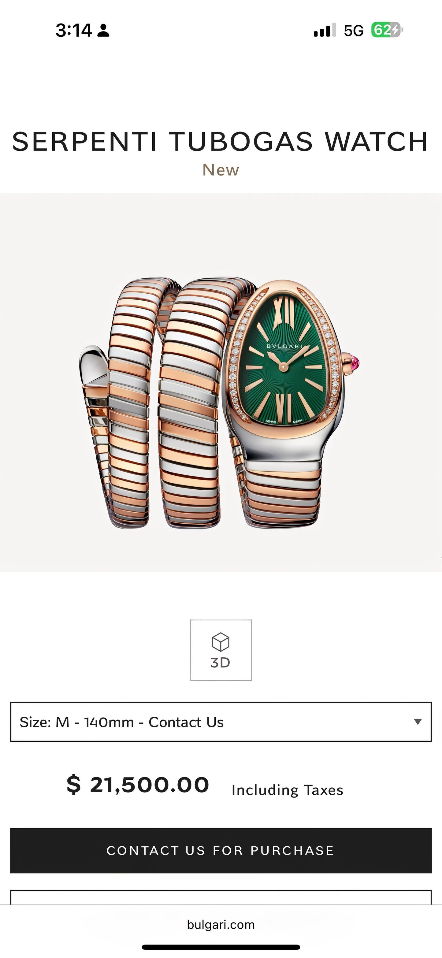 Bvlgari Serpenti Women's Original Model Series