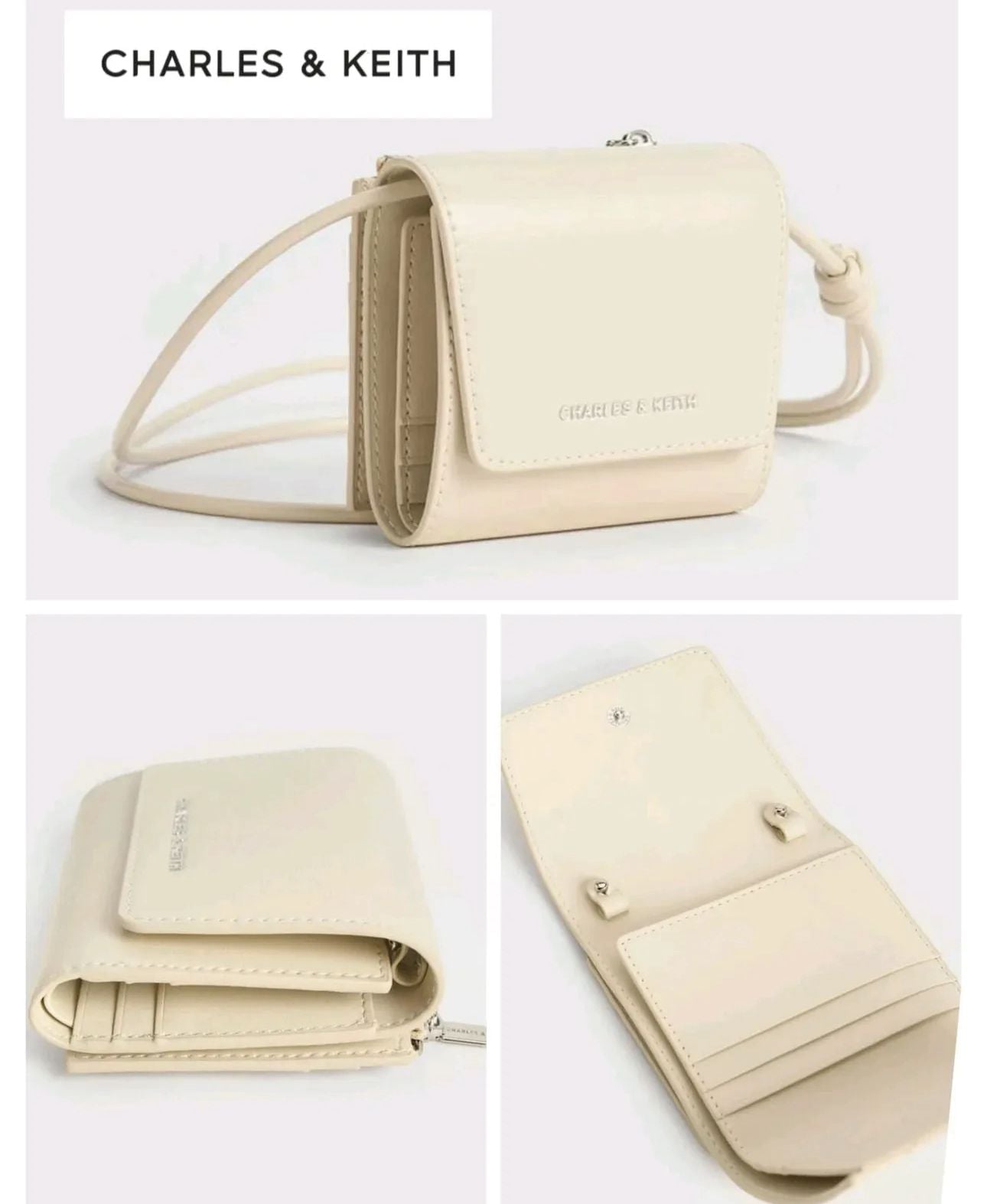CHARLES & KEITH IRIE WALLET CUM NANO SLING