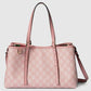 GUCCI EMBLEM TOTE WITH CHARM