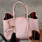 GUCCI EMBLEM TOTE WITH CHARM