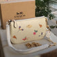 COACH NOLITA FLORAL SHOULDER WITH DETACHABLE PEARL BAG