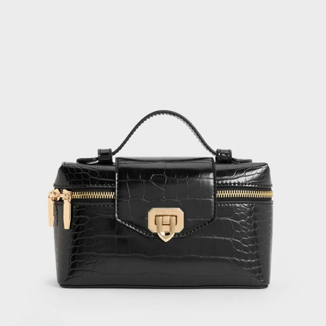 CHARLES & KEITH ARWEN TOP HANDLE VANITY BAG