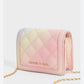 CHARLES & KEITH QUILTED MINI PURSE WITH CHAIN SLING