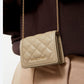 CHARLES & KEITH QUILTED MINI PURSE WITH CHAIN SLING