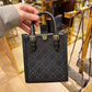 TORY BURCH T MONOGRAM JACQUARD MINI TOTE BAGS