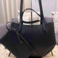 POLENE GRAINED LEATHER TOTE BAG