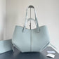 POLENE GRAINED LEATHER TOTE BAG