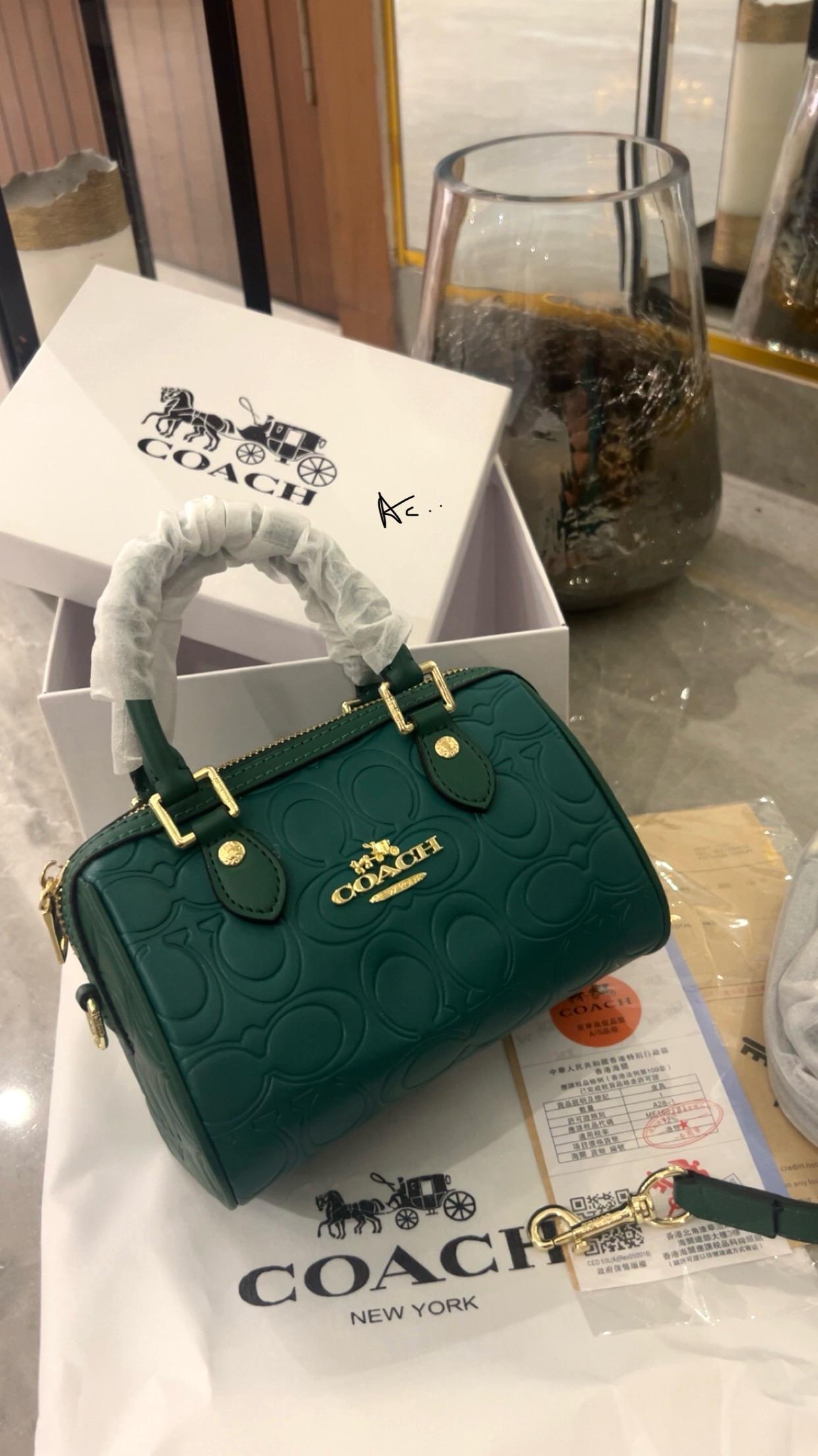 Coach Outlet mini Rowan Leather Speedy Bag