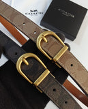 COACH HARNESS BUCKLE BELTS