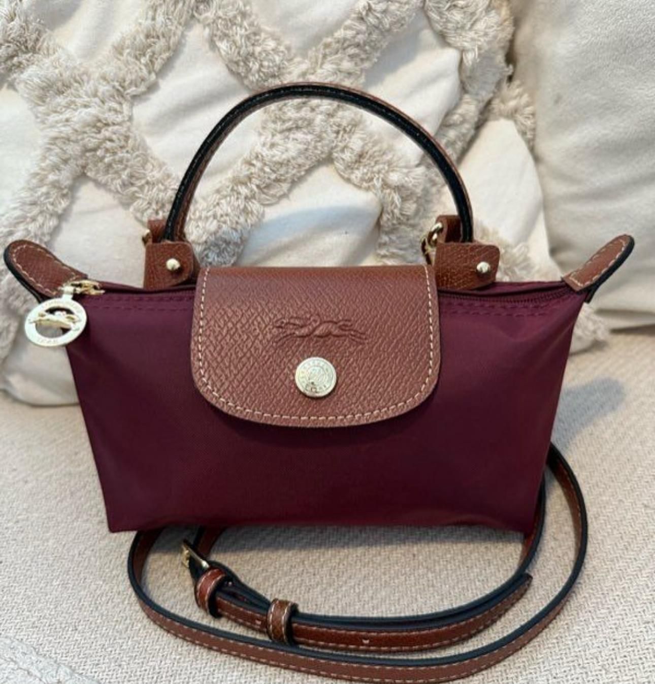 LONG CHAMP LE PLIAGE WITH LONG STRAP CROSSBODY BAG WITH HANDLE