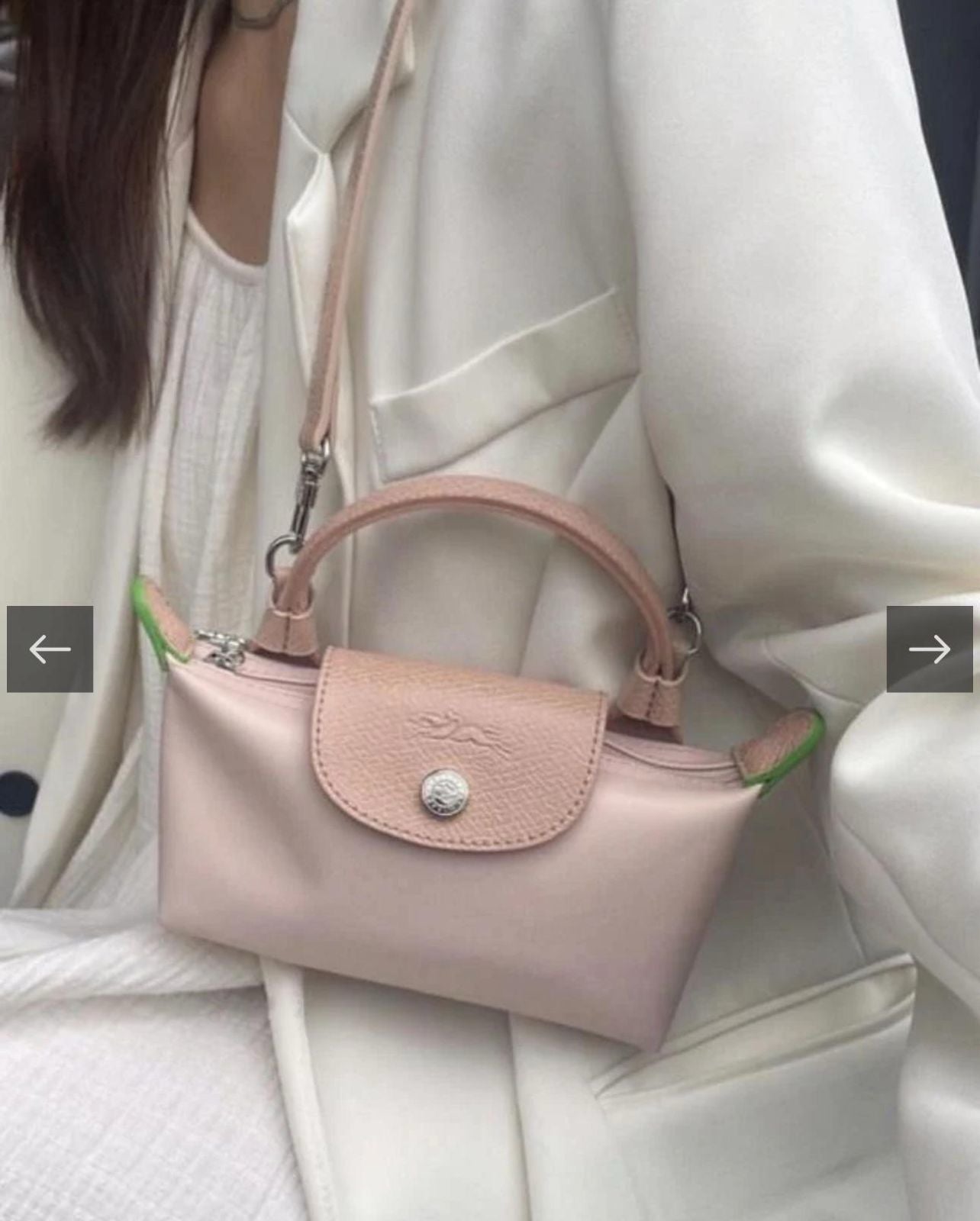 LONG CHAMP LE PLIAGE WITH LONG STRAP CROSSBODY BAG WITH HANDLE