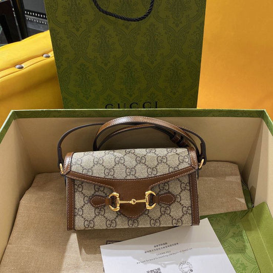 GUCCI GG HORSEBIT OPHIDIA SLING BAGS
