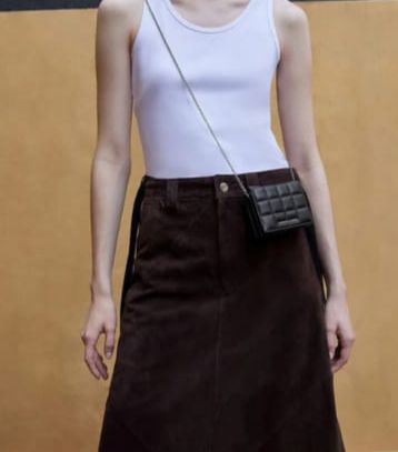 CHARLES & KEITH CASSIA QUILTED CHAIN WALLET SLING