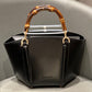 GUCCI BAMBOO TOP HANDLE BUCKET BAG