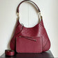 GUCCI B MEDIUM HOBO EMBOSSED TOTE BAG