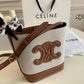 CELINE CALFSKIN TRIOMPHE BUCKET BAG