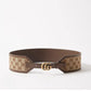 GUCCI GG SUPREME BROAD BELTS